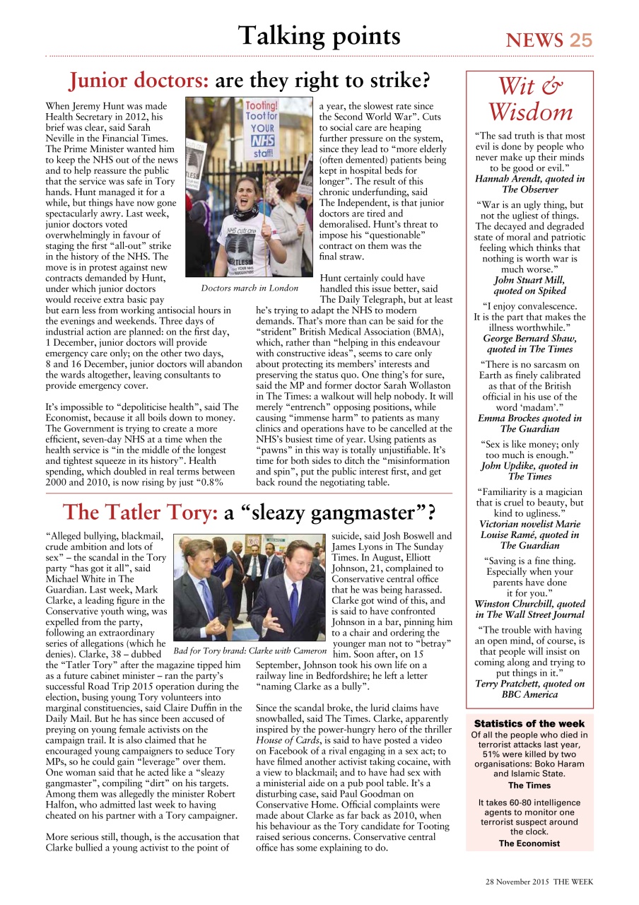 The Week Preview Pages