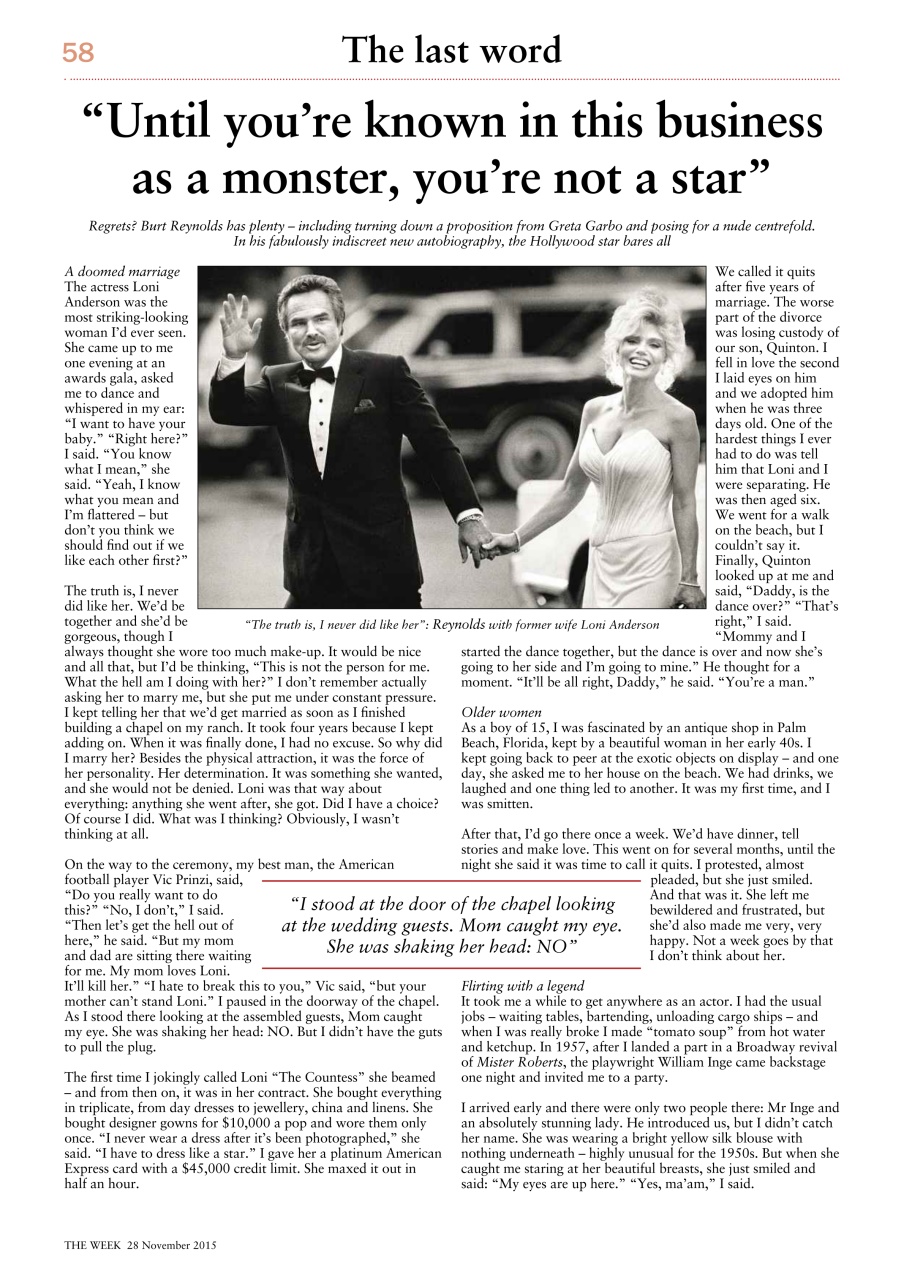 The Week Preview Pages