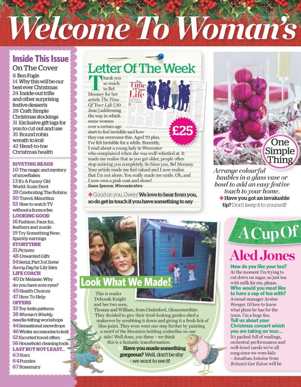 Woman's Weekly Preview Pages