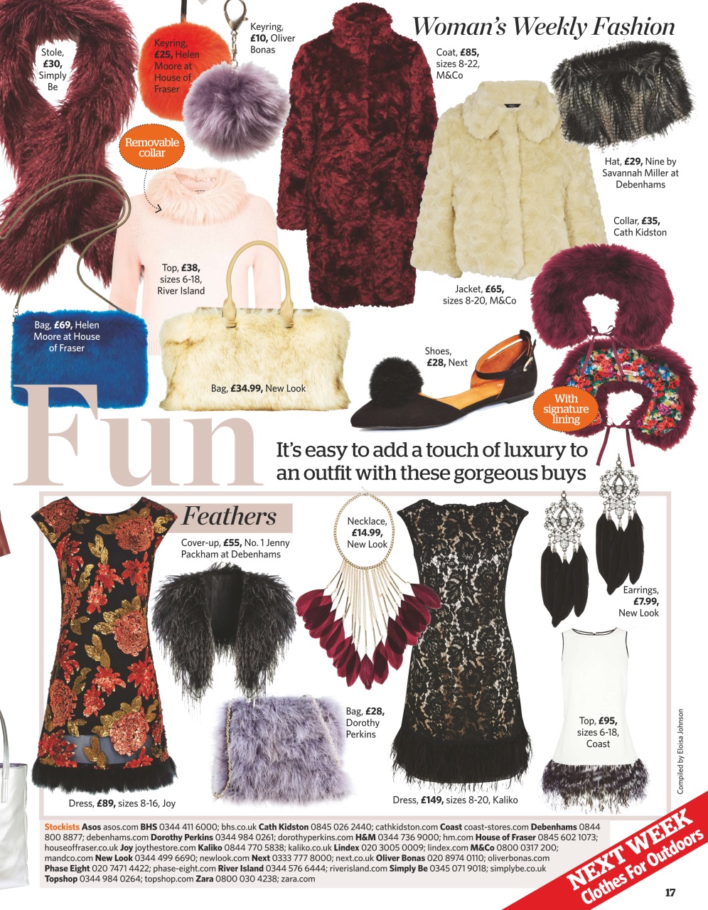 Woman's Weekly Preview Pages