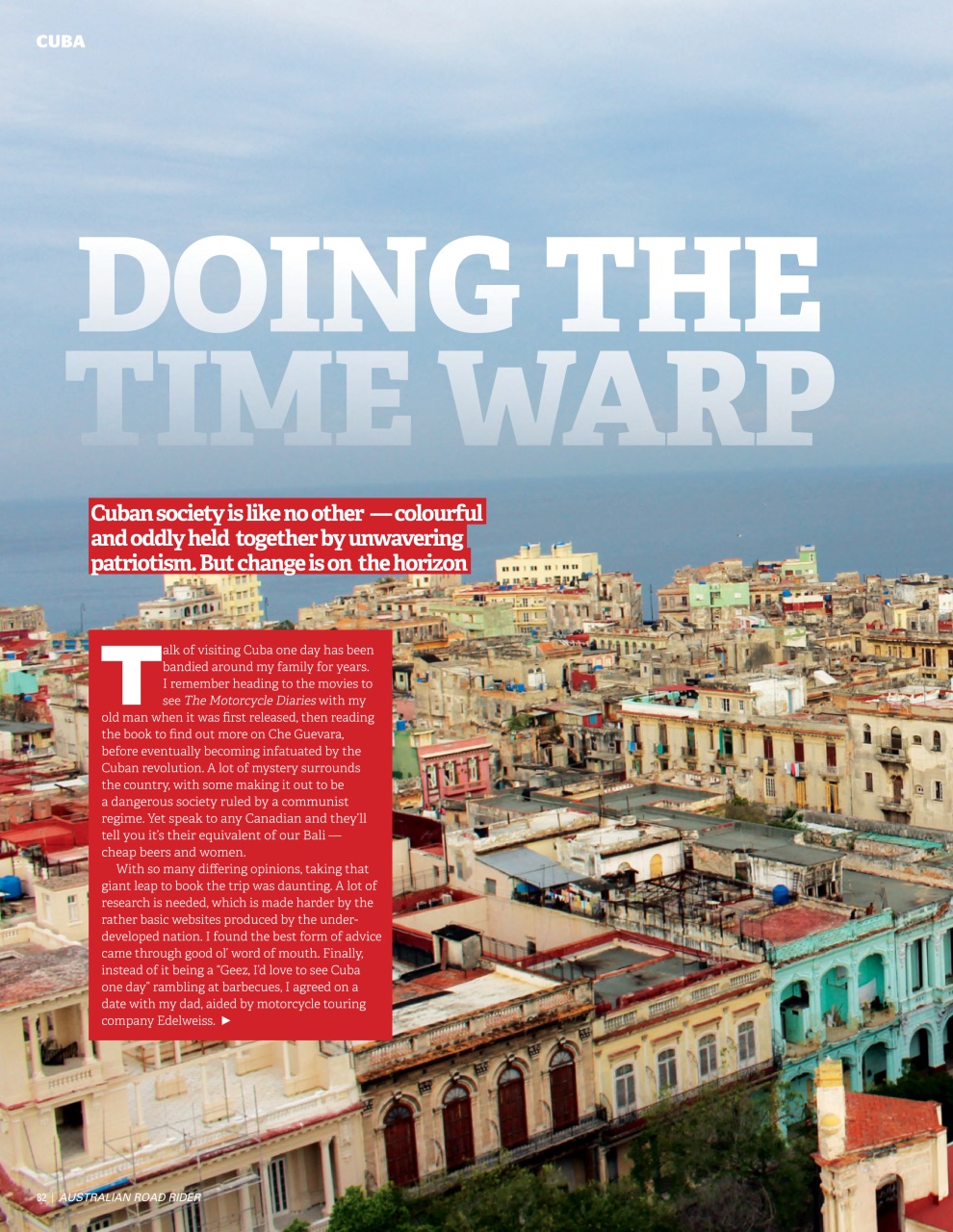 Australian Road Rider Preview Pages