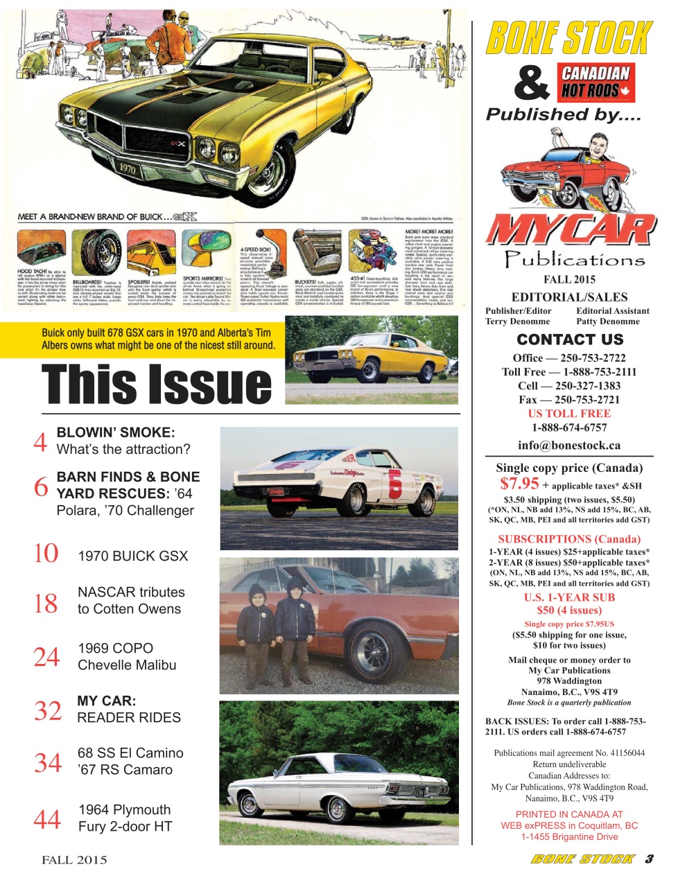 Muscle Cars Preview Pages