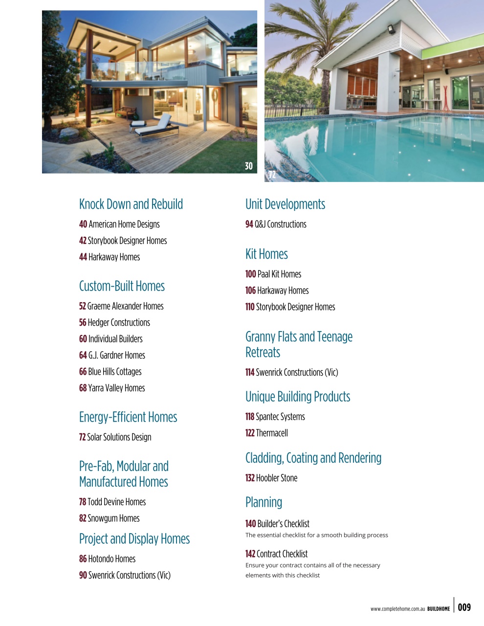 Build Home Victoria Preview Pages