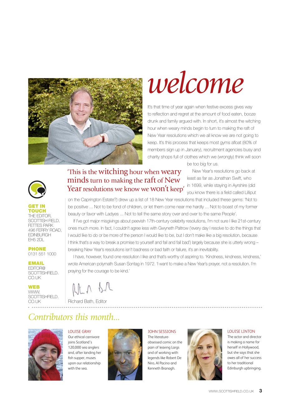 Scottish Field Preview Pages