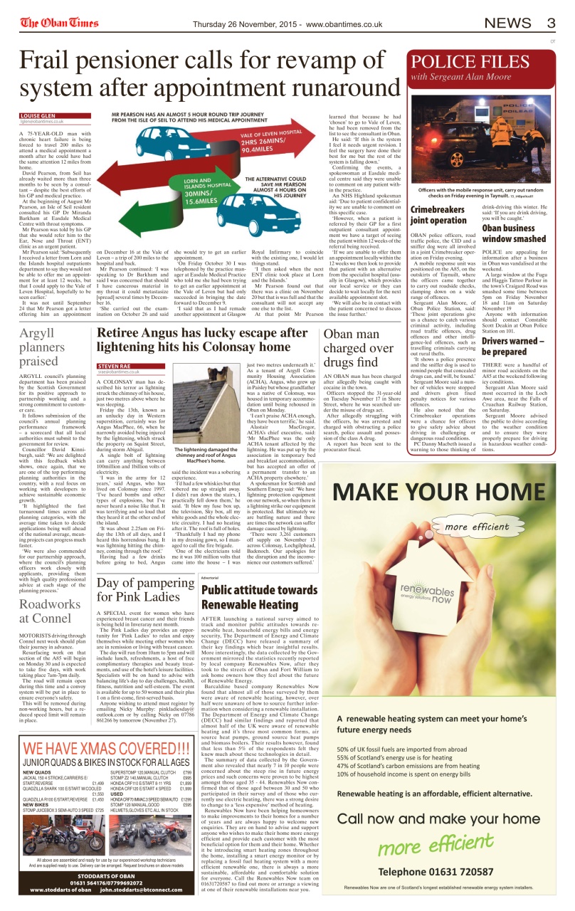 The Oban Times & Lochaber Times Preview Pages