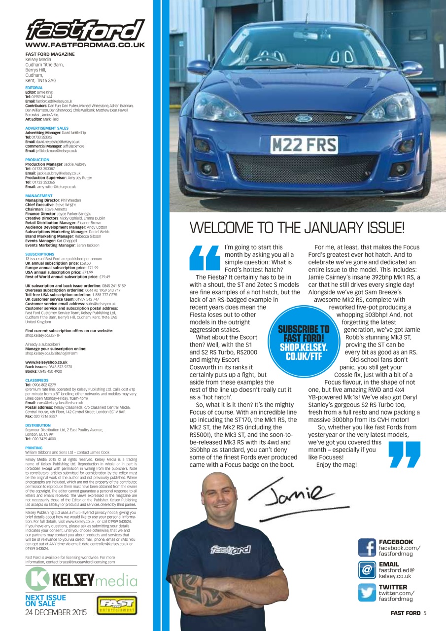 Fast Ford Preview Pages