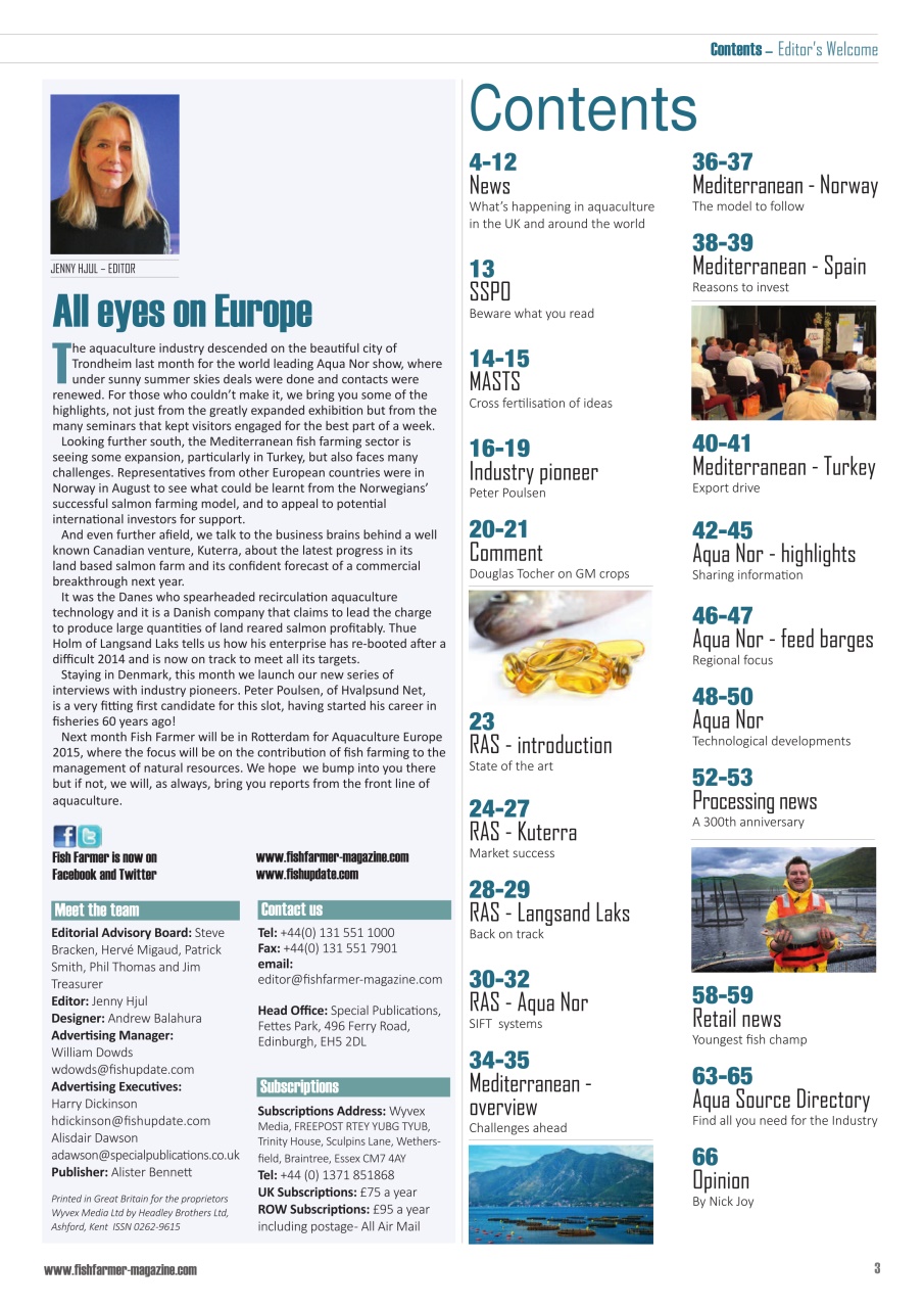 Fish Farmer Magazine Preview Pages