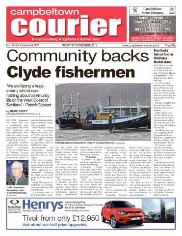 Campbeltown Courier issue 27 November 2015