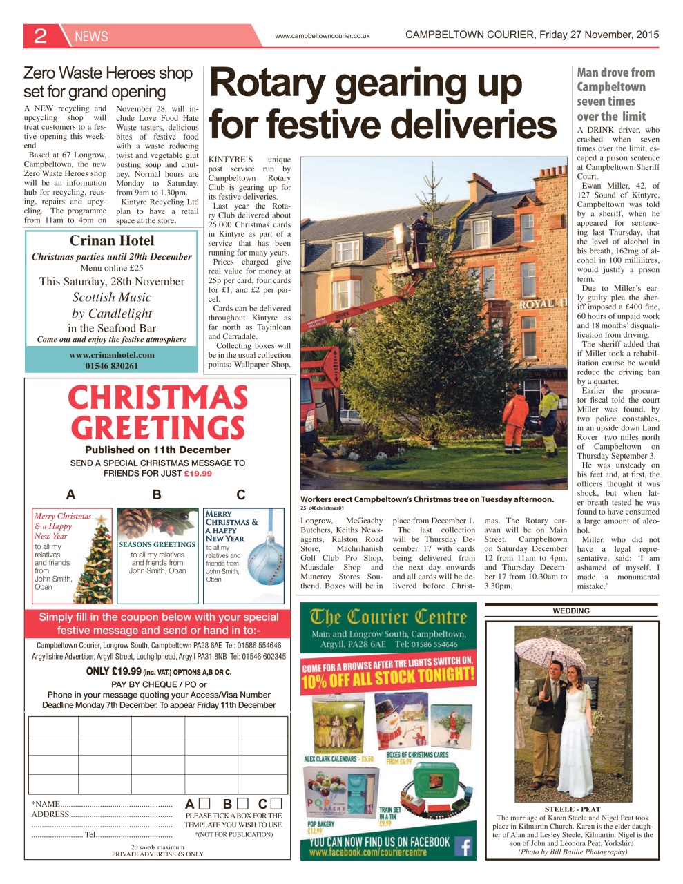 Campbeltown Courier Preview Pages