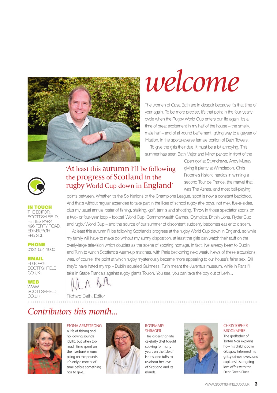 Scottish Field Preview Pages