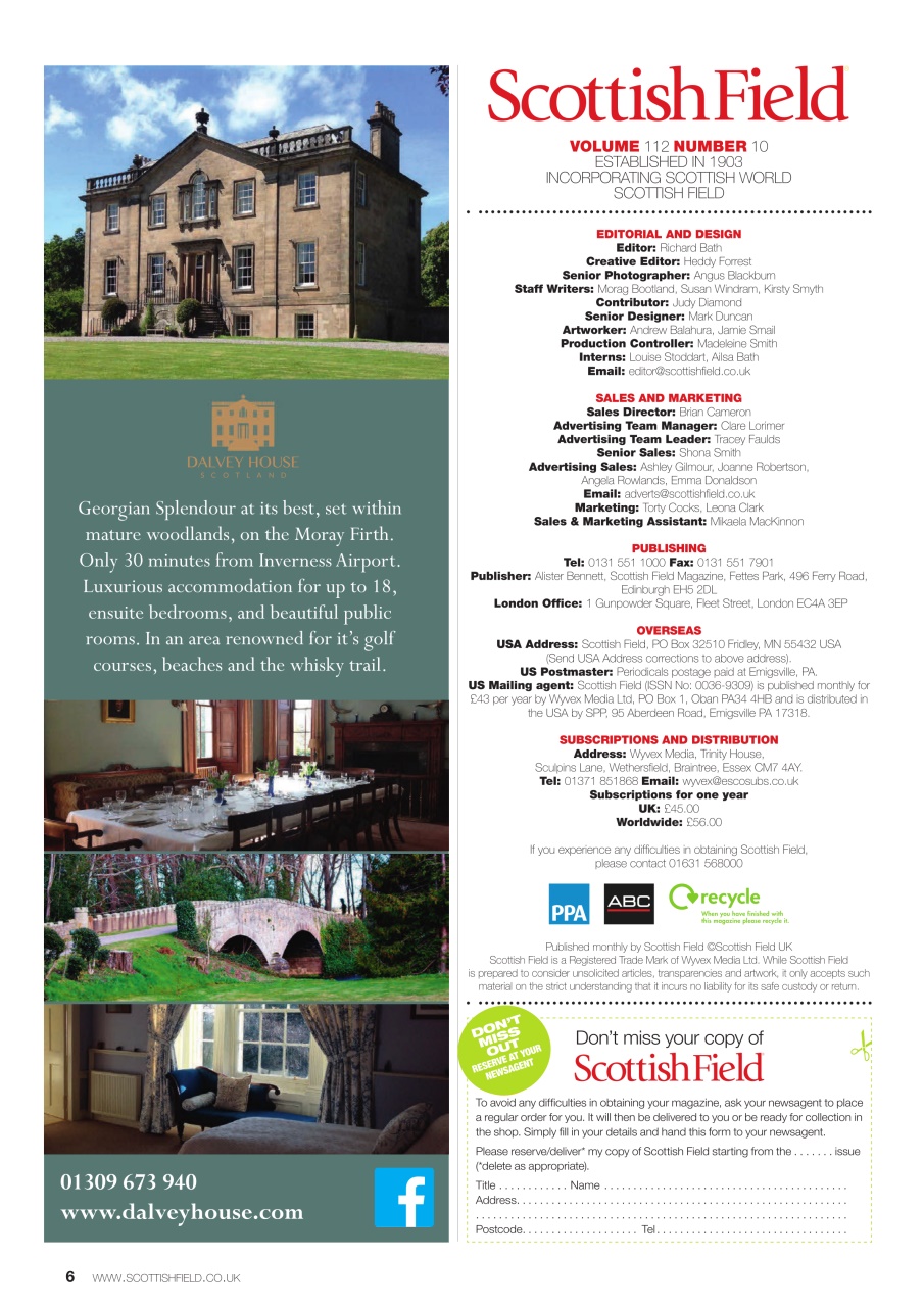 Scottish Field Preview Pages