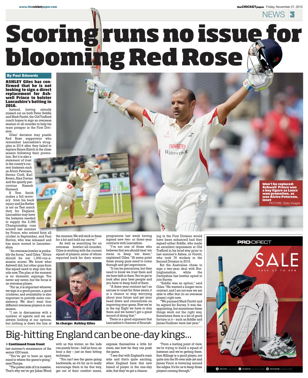The Cricket Paper Preview Pages