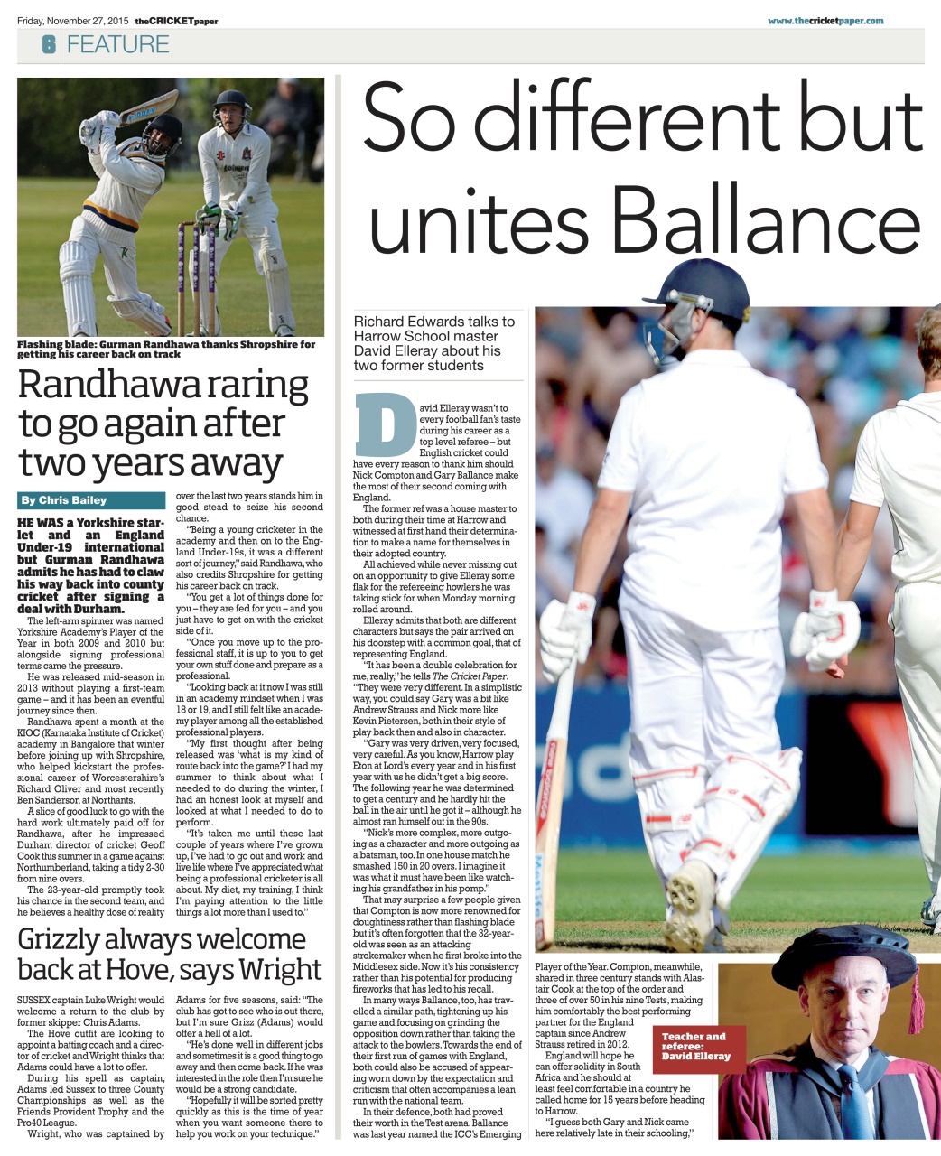 The Cricket Paper Preview Pages