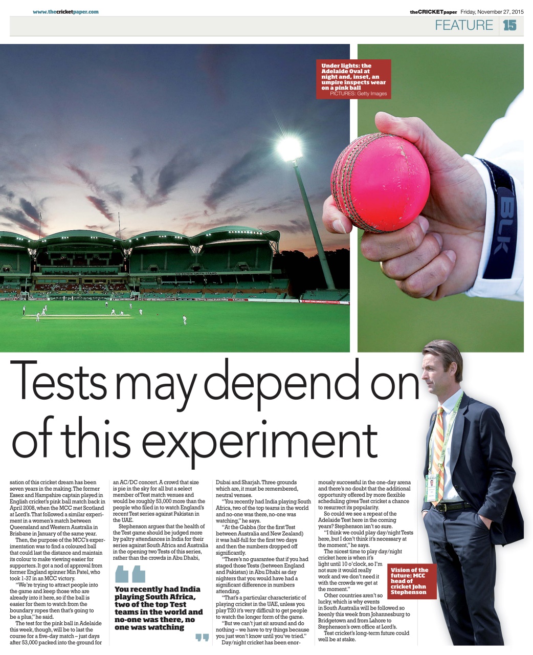 The Cricket Paper Preview Pages