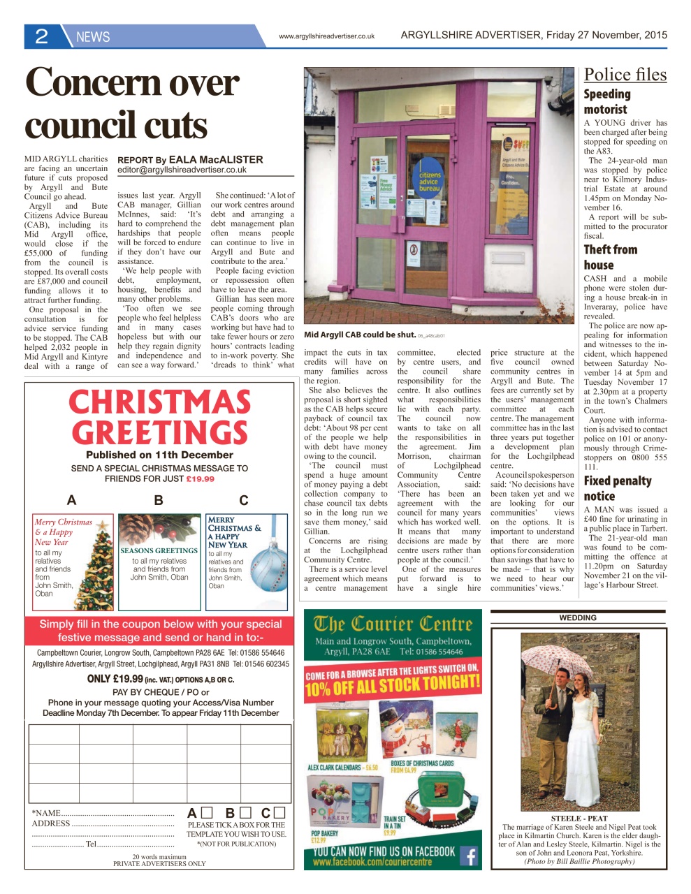 Argyllshire Advertiser Preview Pages