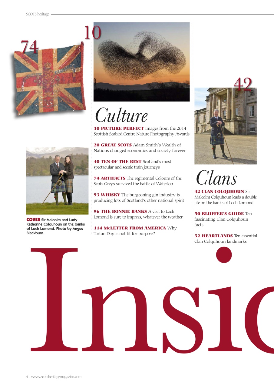 Scots Heritage Magazine Preview Pages