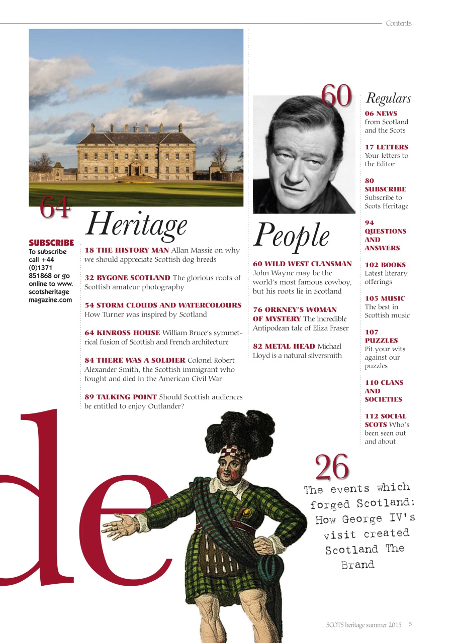 Scots Heritage Magazine Preview Pages