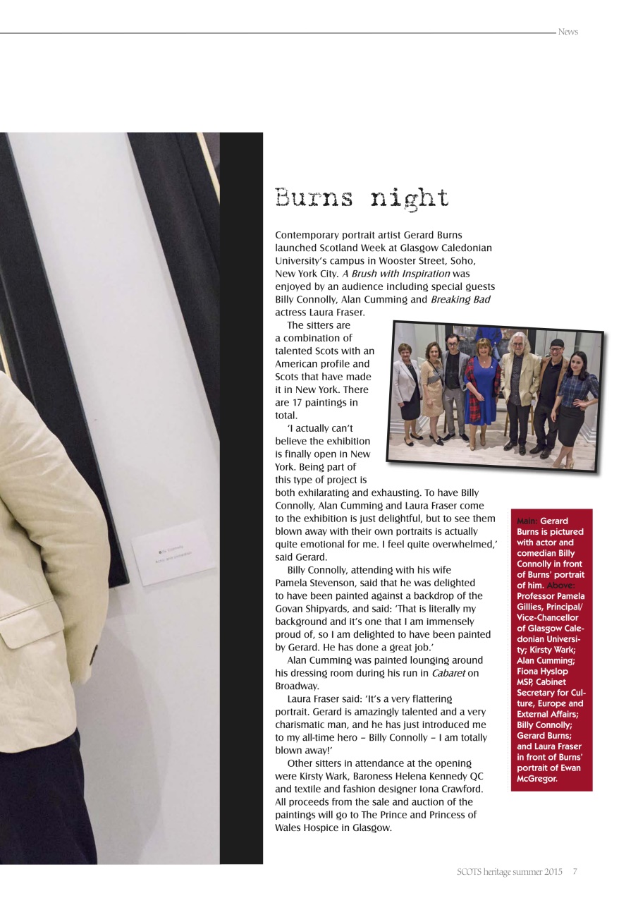 Scots Heritage Magazine Preview Pages