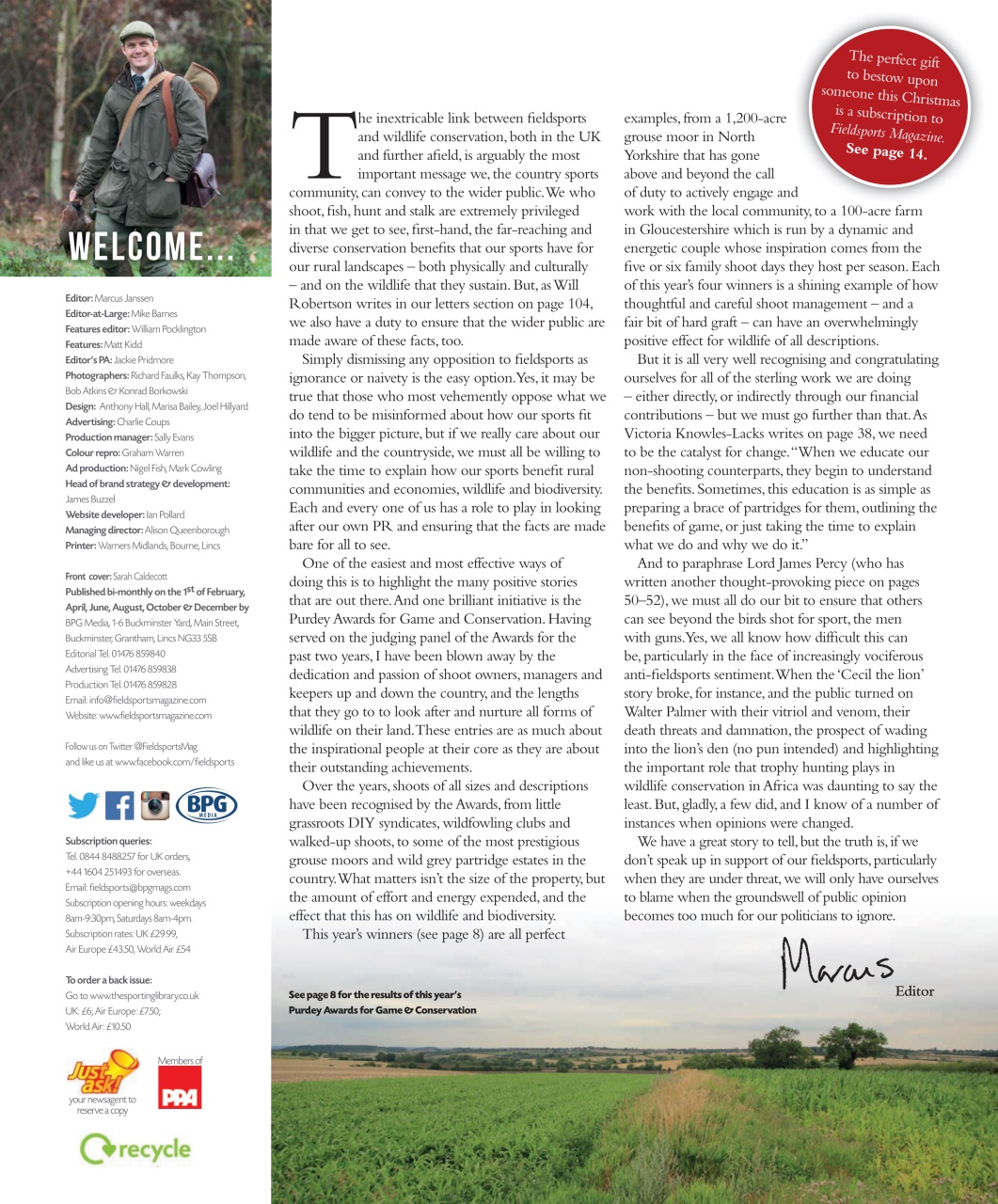 Fieldsports Journal Preview Pages