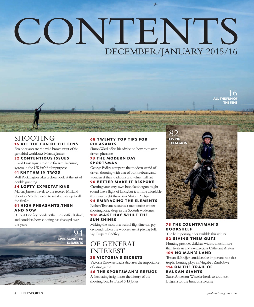 Fieldsports Journal Preview Pages