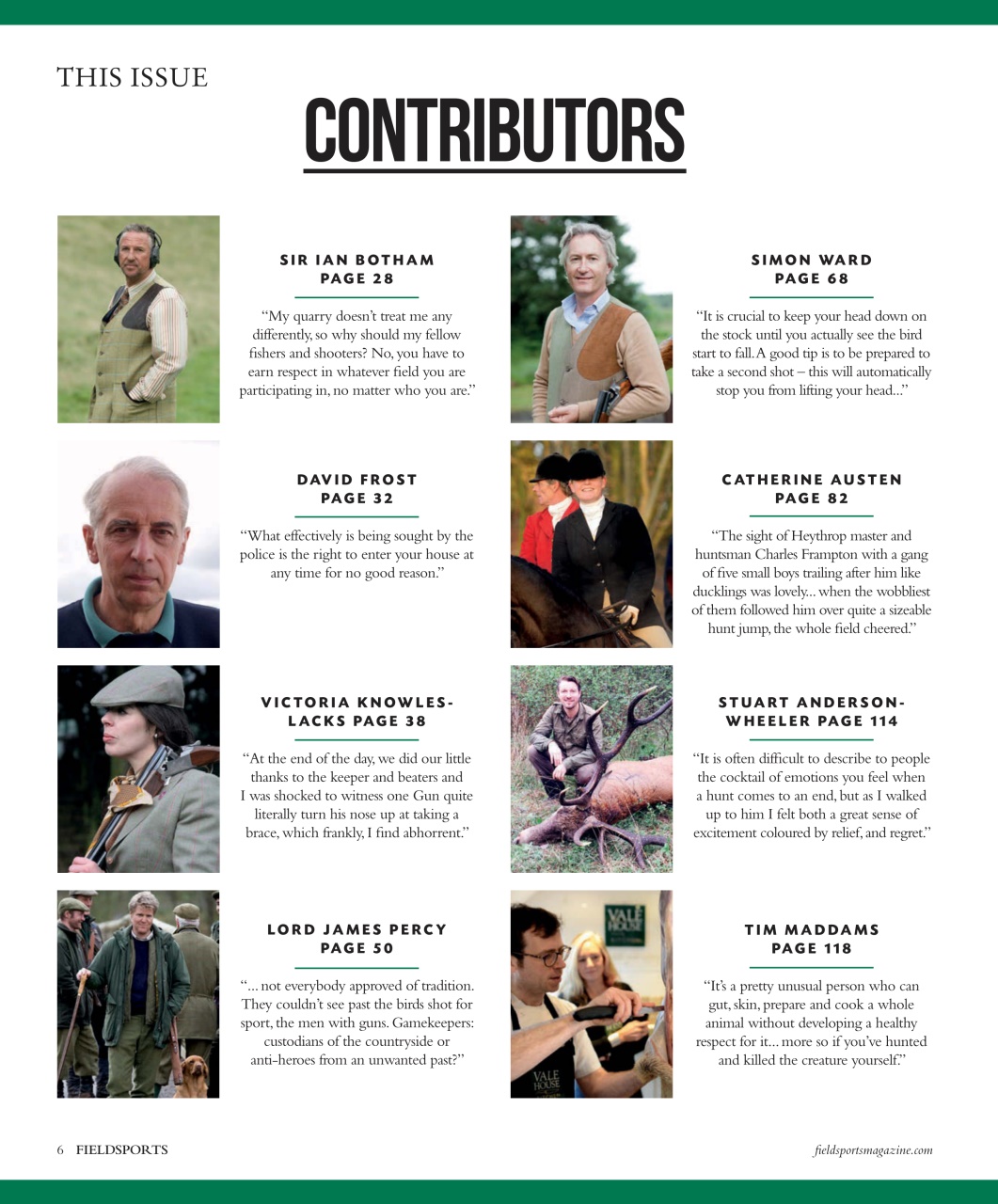 Fieldsports Journal Preview Pages