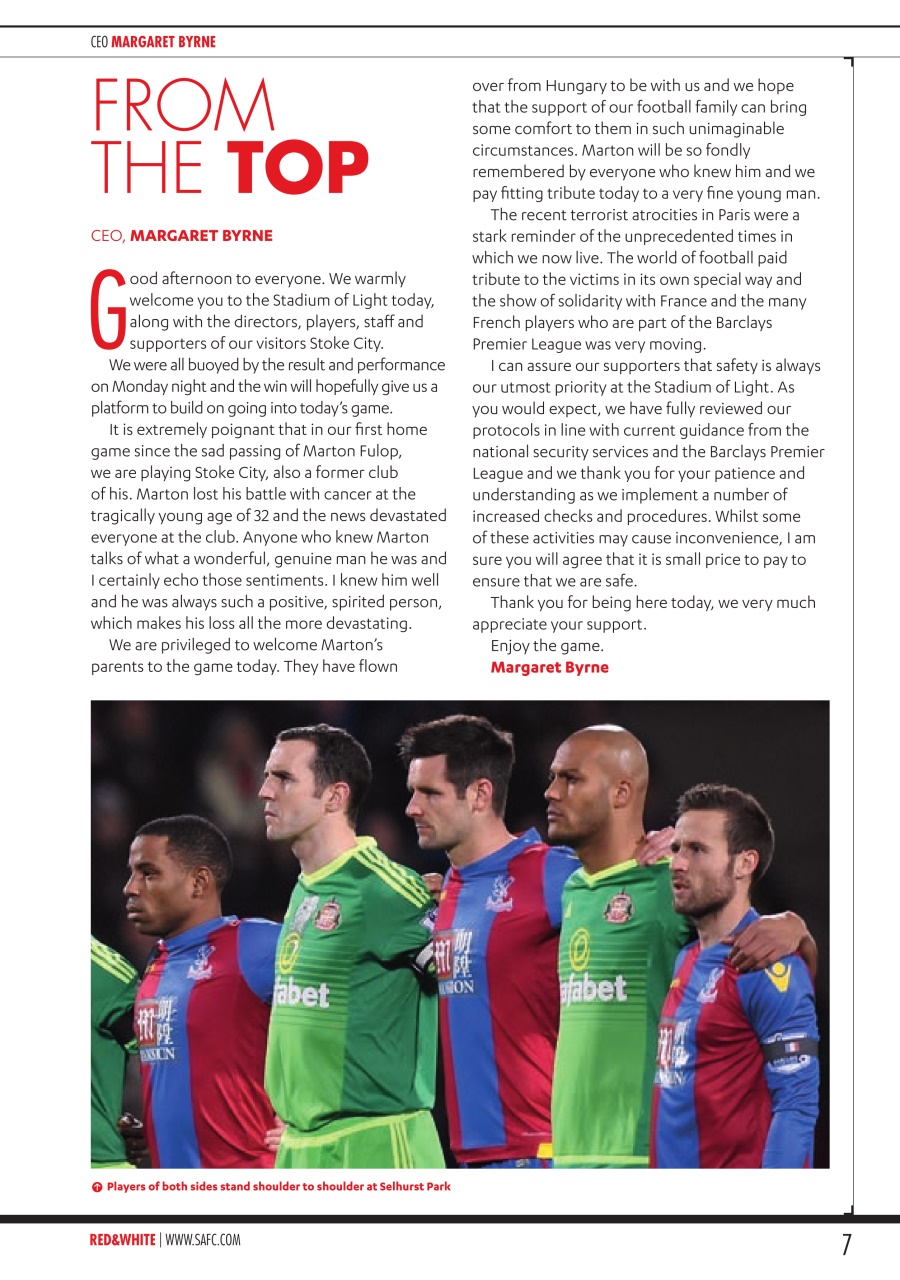Sunderland FC Preview Pages