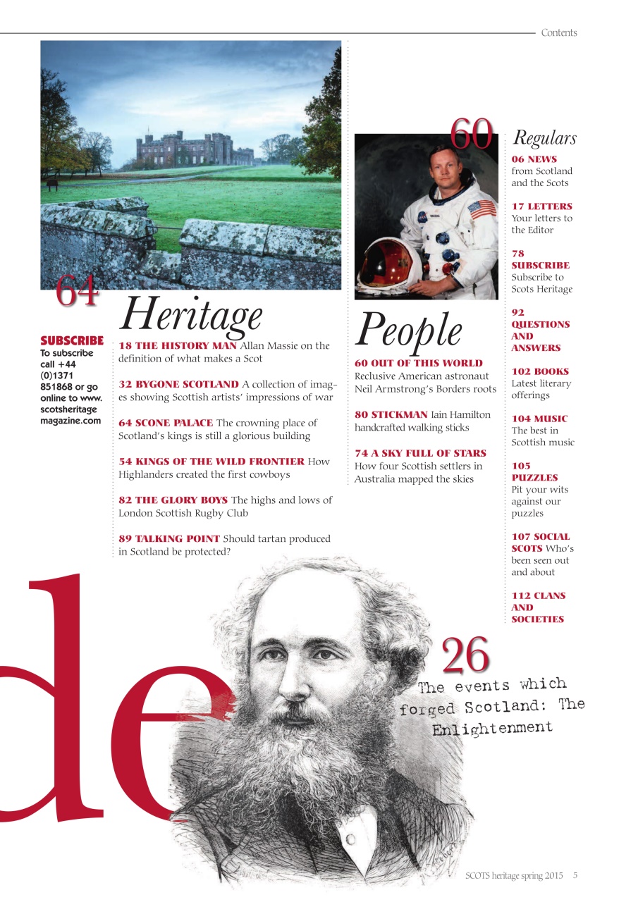 Scots Heritage Magazine Preview Pages