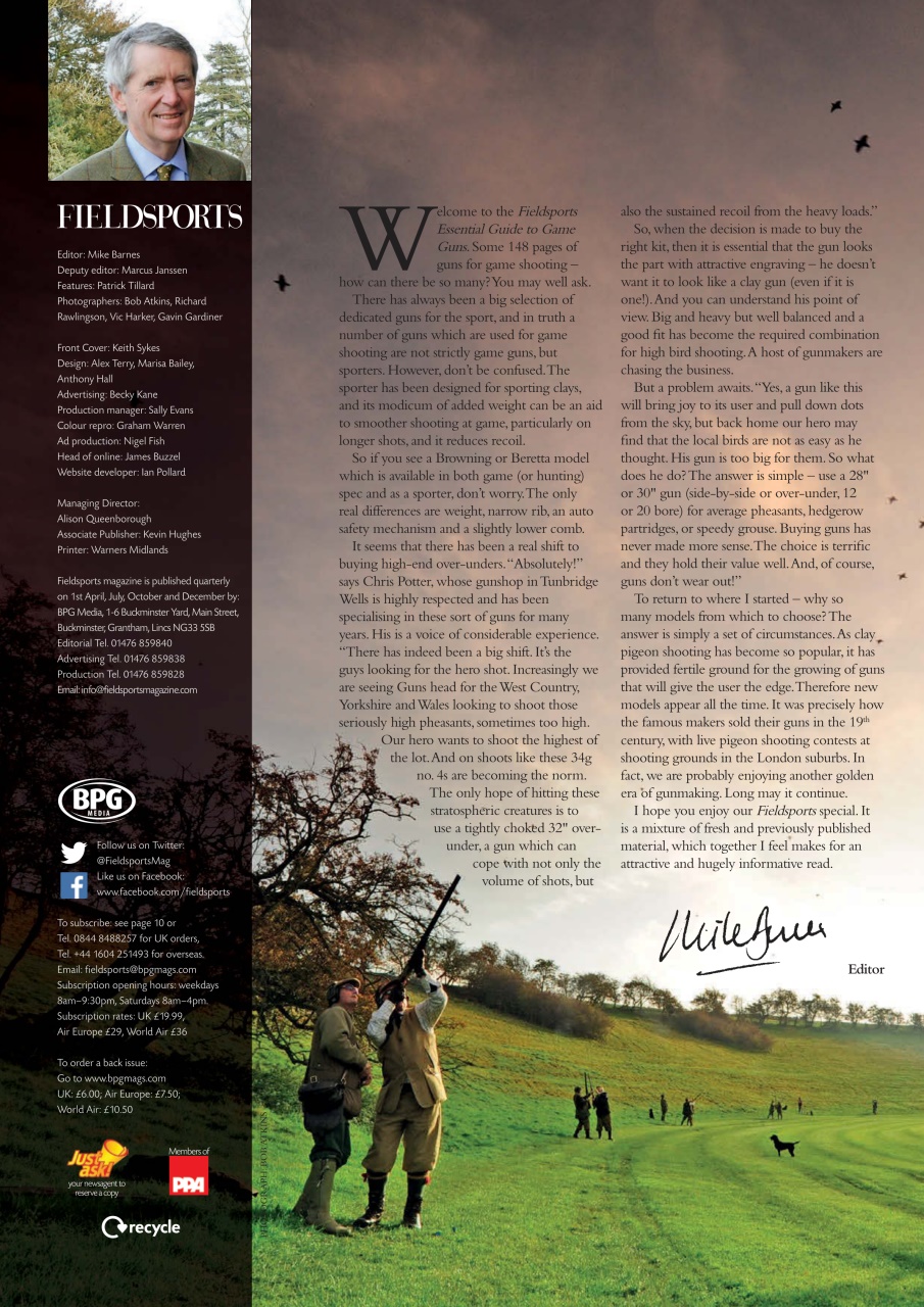 Fieldsports Journal Preview Pages