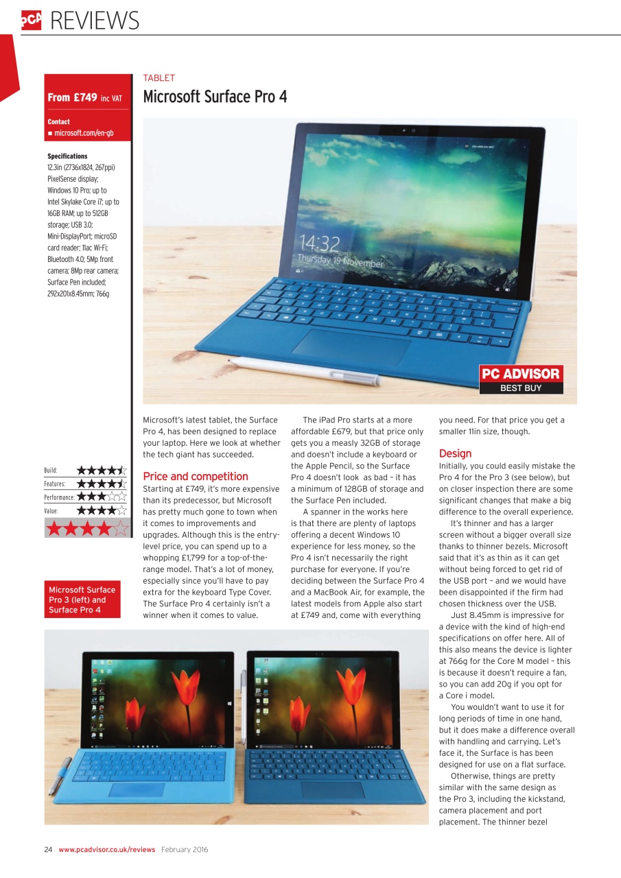 Tech Advisor Preview Pages