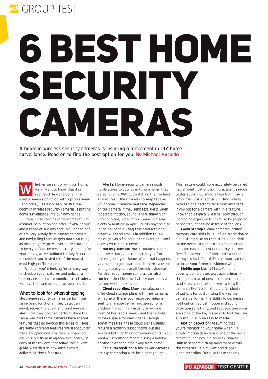 Tech Advisor Preview Pages