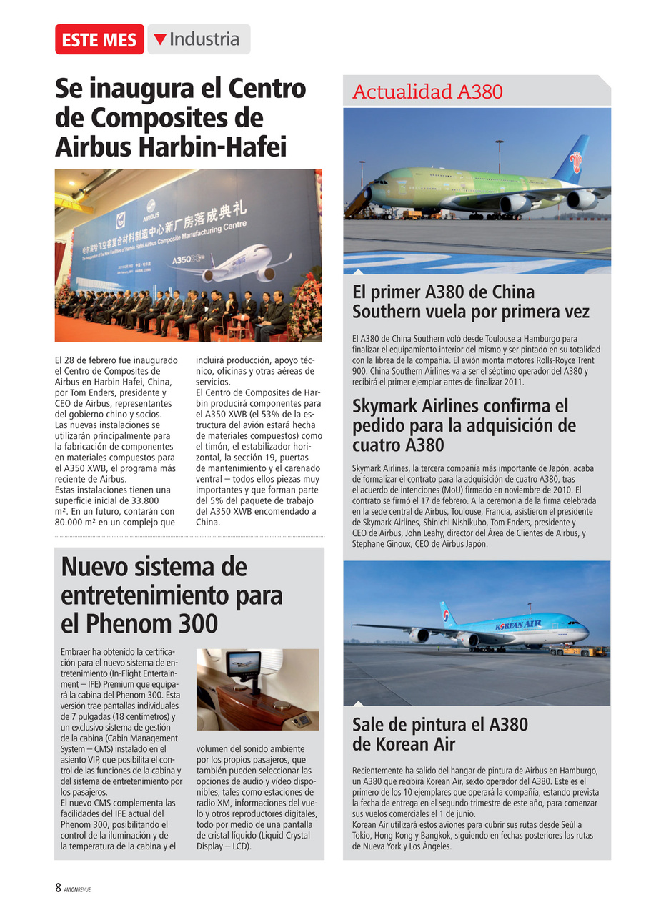 Avion Revue Internacional Preview Pages