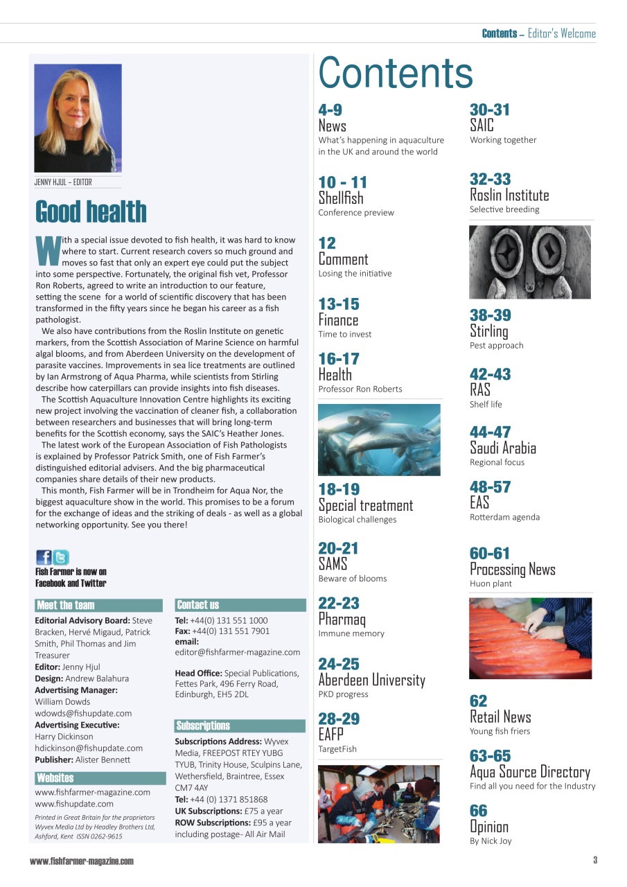 Fish Farmer Magazine Preview Pages