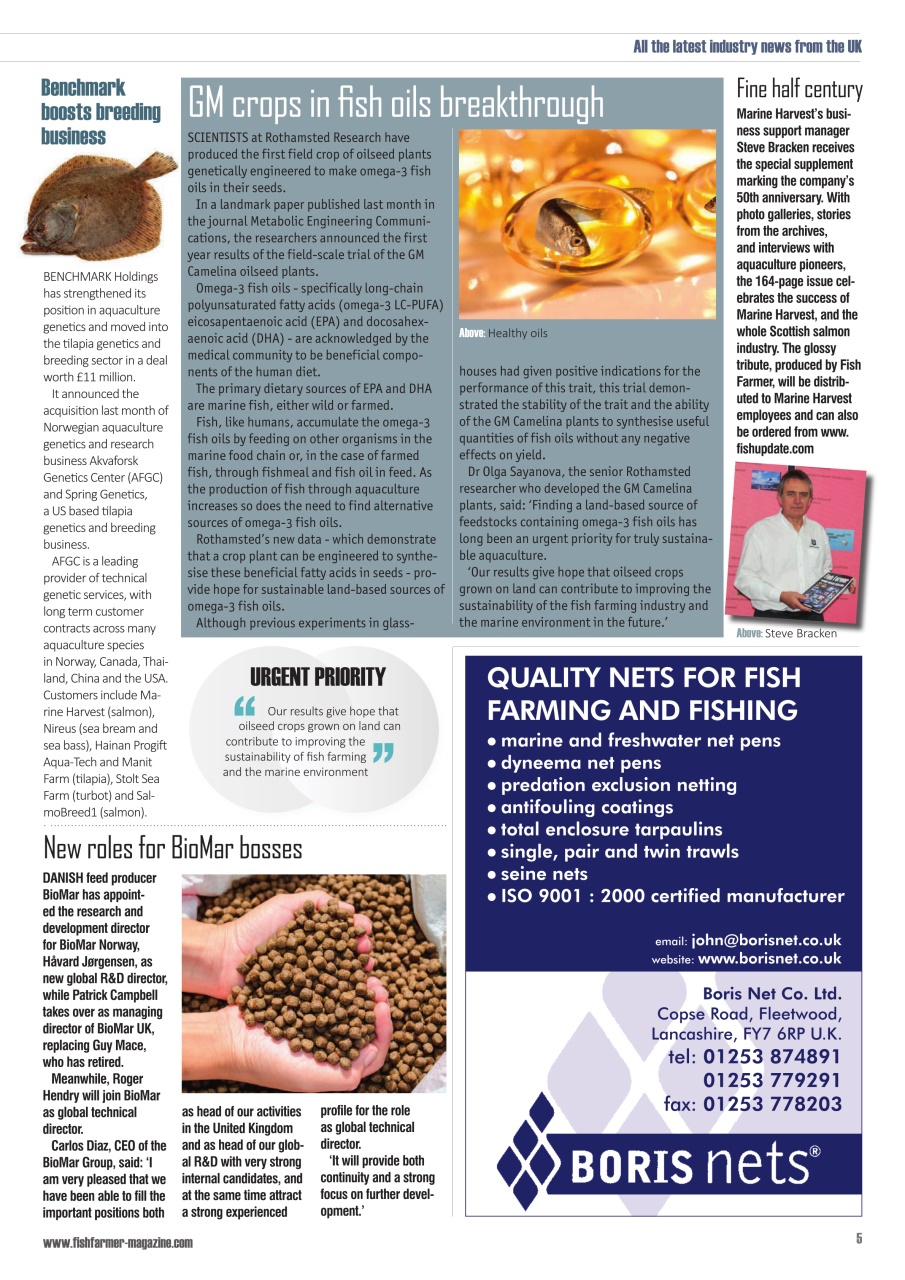 Fish Farmer Magazine Preview Pages