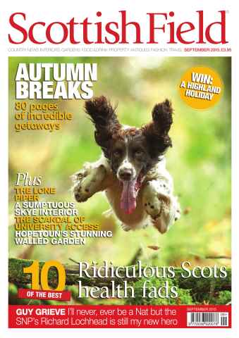 Scottish Field issue September 2015