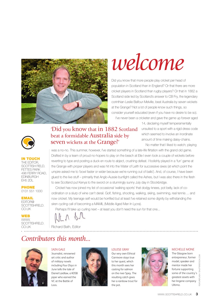 Scottish Field Preview Pages