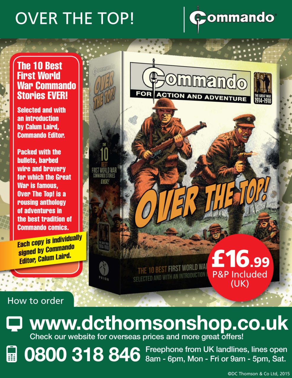 Commando Preview Pages