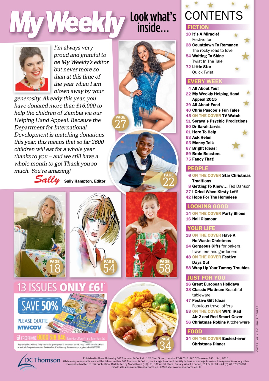 My Weekly Preview Pages