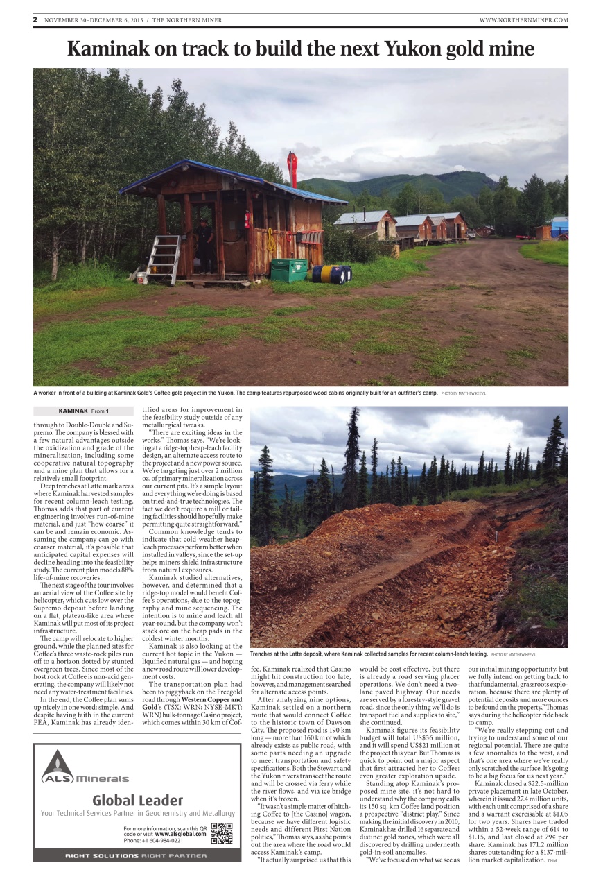 The Northern Miner Preview Pages