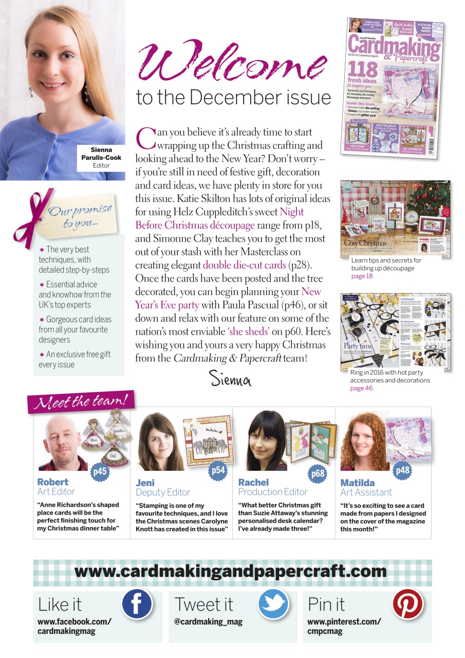 Cardmaking & Papercraft Preview Pages