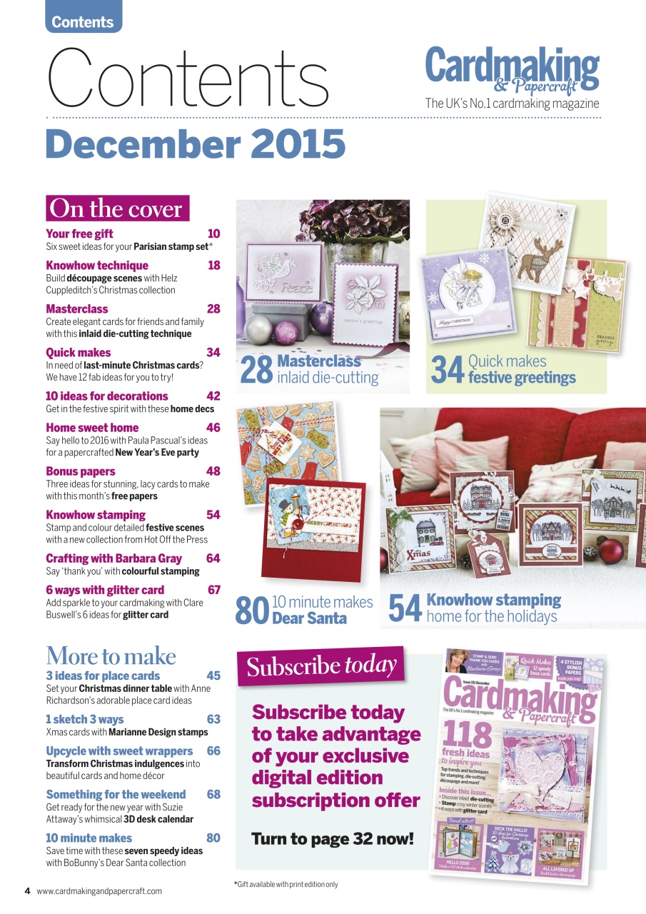 Cardmaking & Papercraft Preview Pages