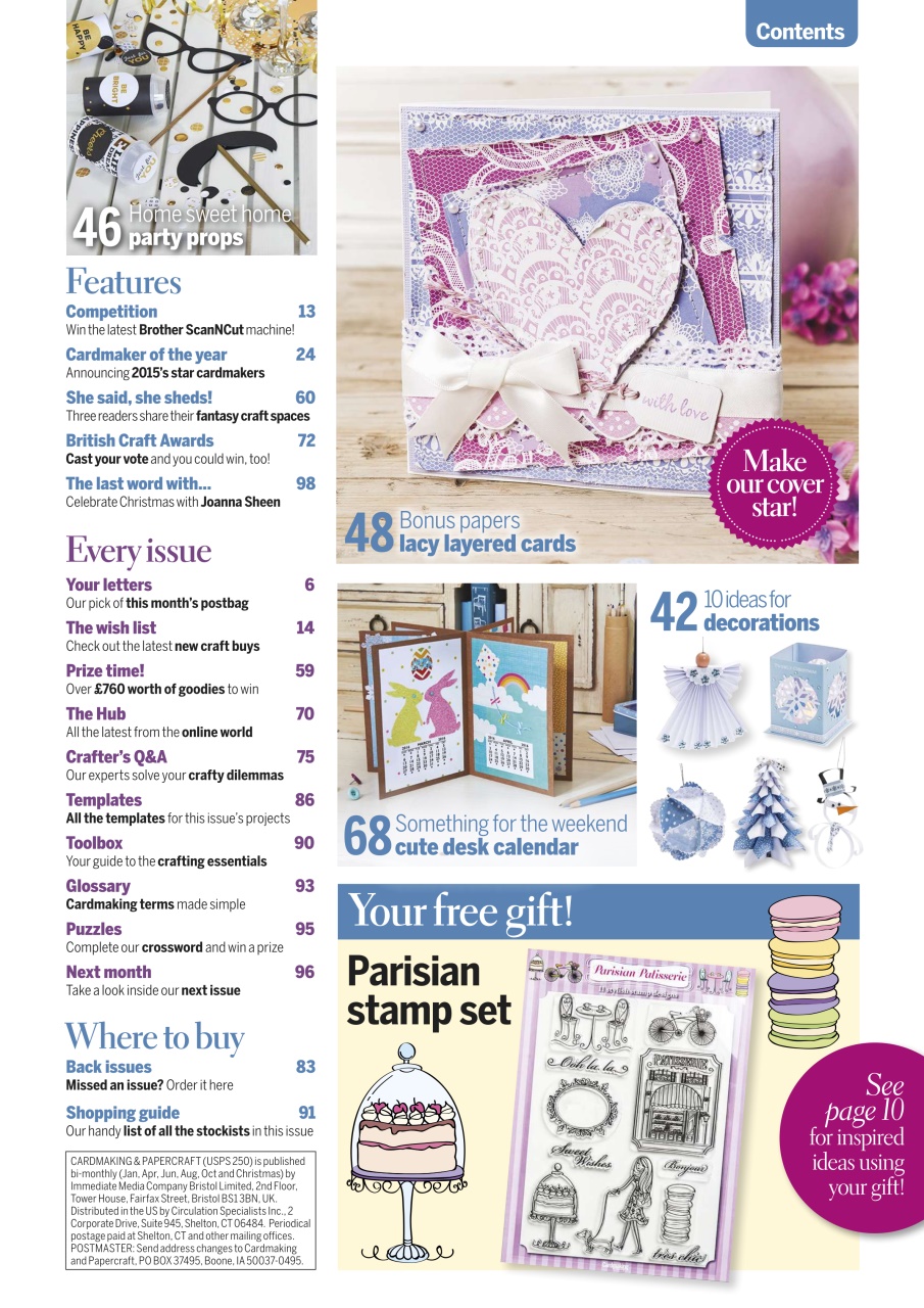 Cardmaking & Papercraft Preview Pages