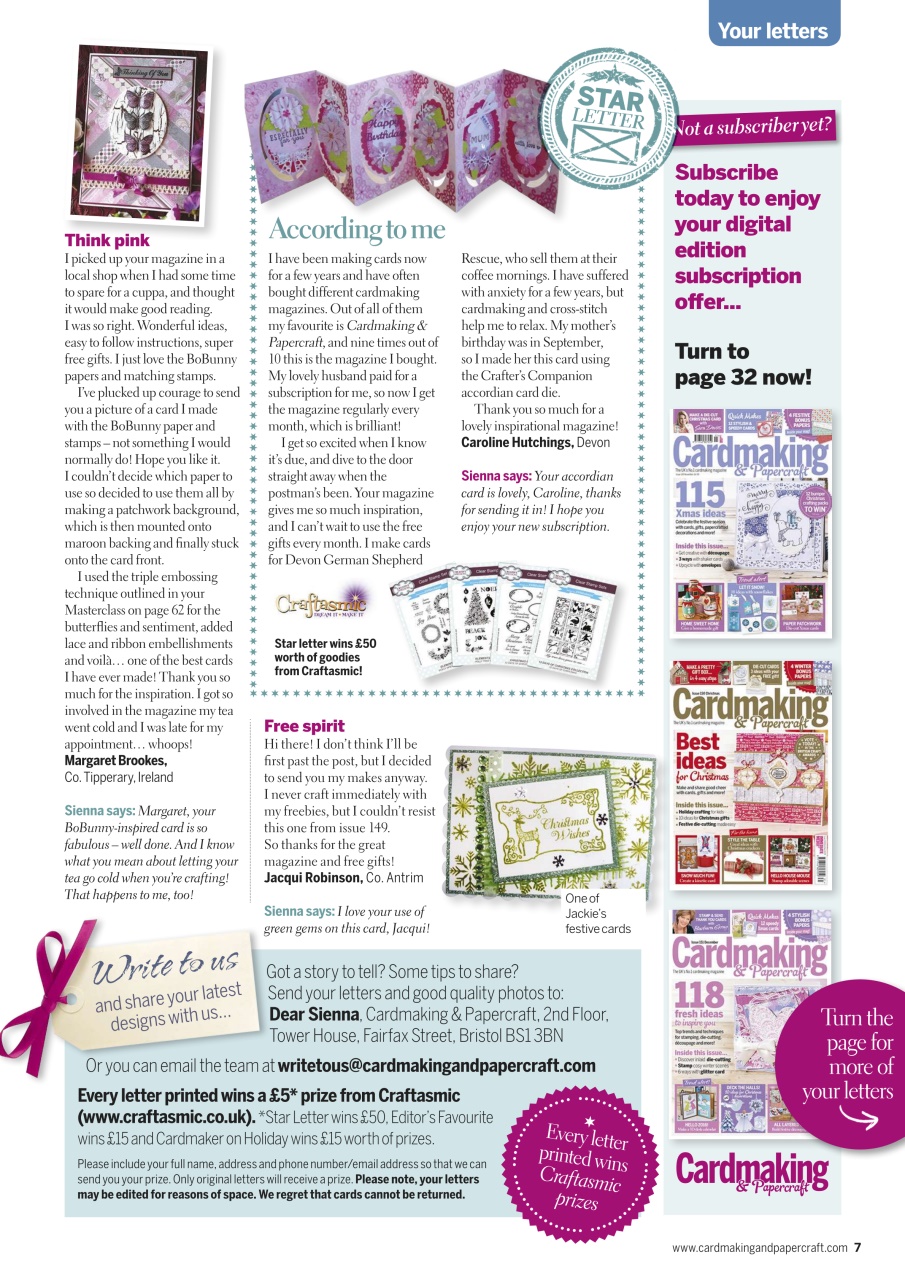 Cardmaking & Papercraft Preview Pages