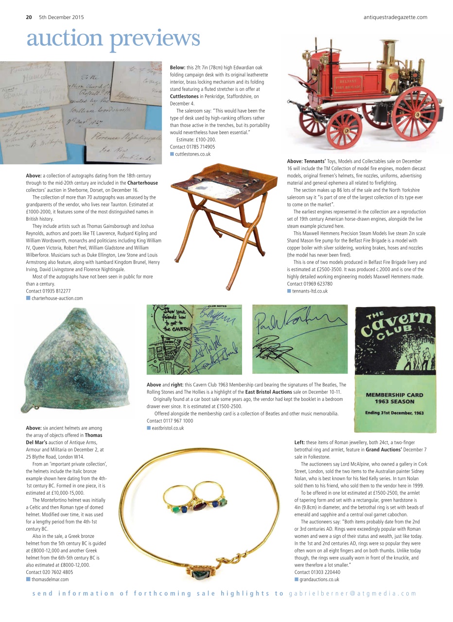 Antiques Trade Gazette Preview Pages