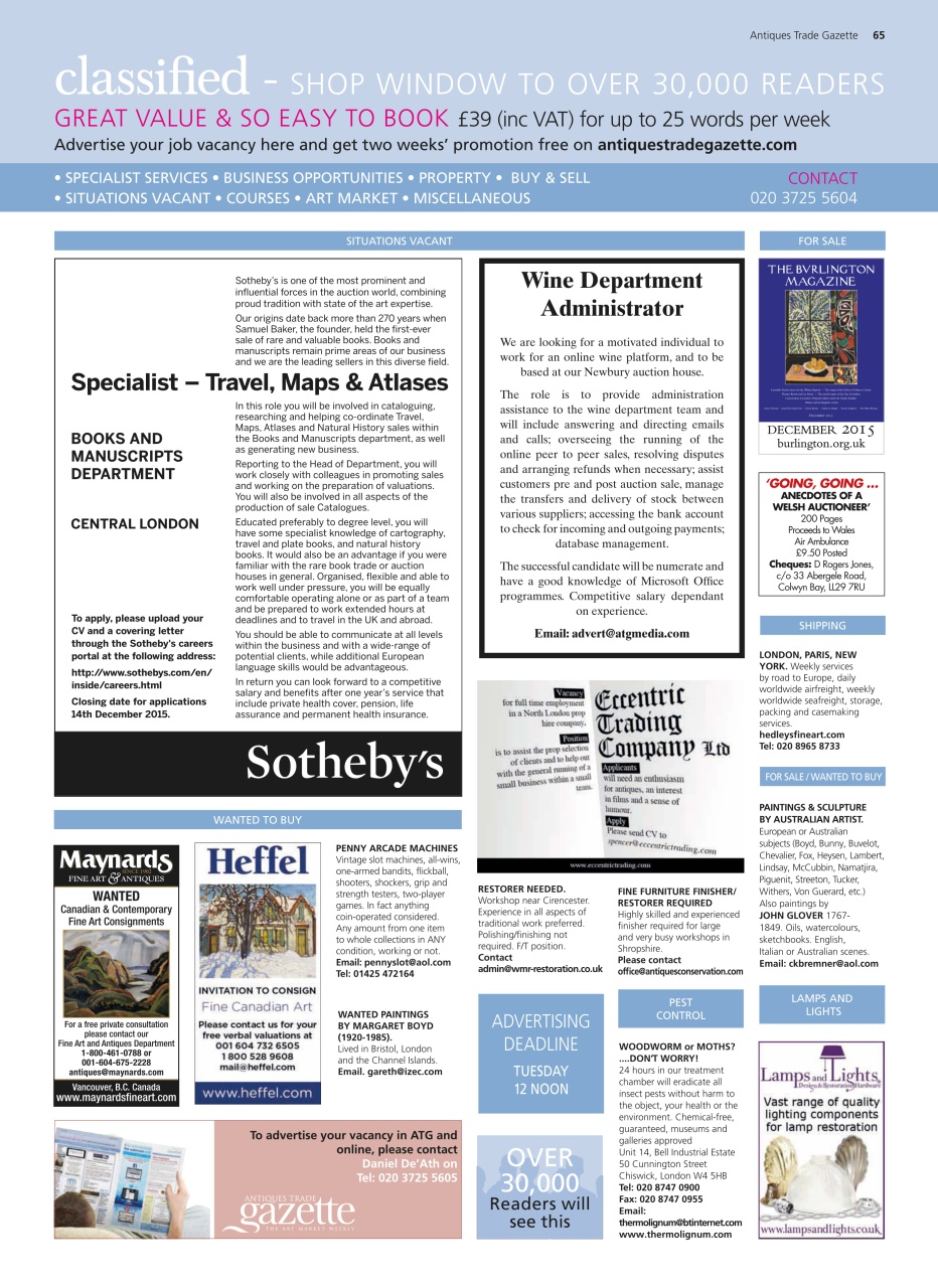 Antiques Trade Gazette Preview Pages