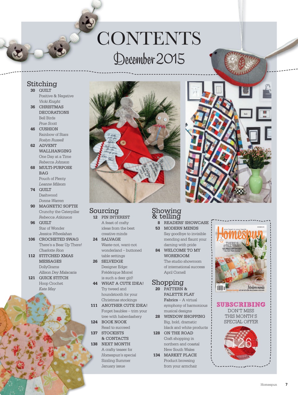 Homespun Preview Pages