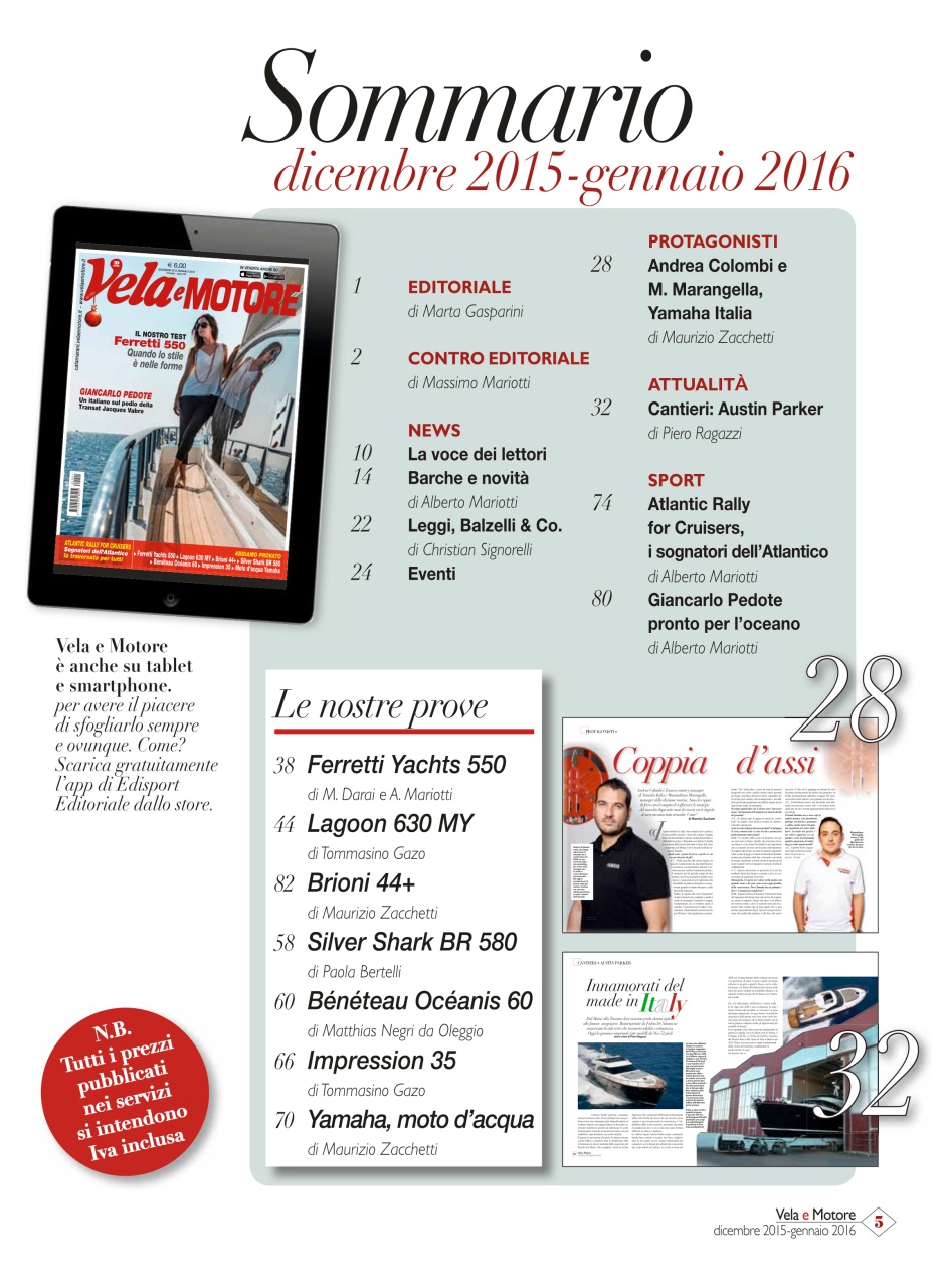 Vela e Motore Preview Pages