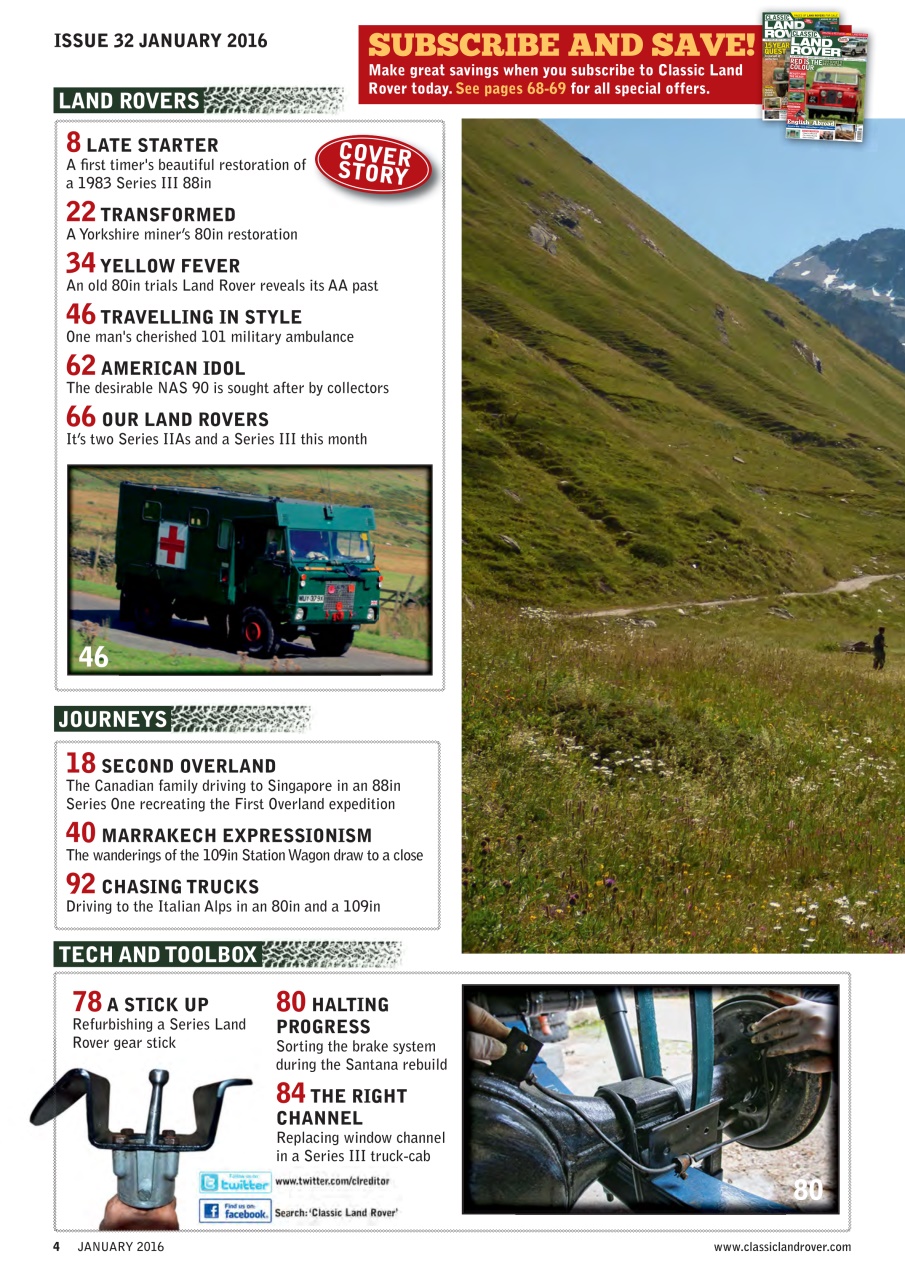 Classic Land Rover Magazine Preview Pages