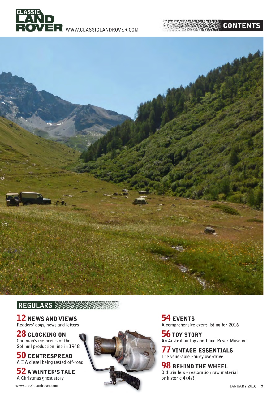 Classic Land Rover Magazine Preview Pages