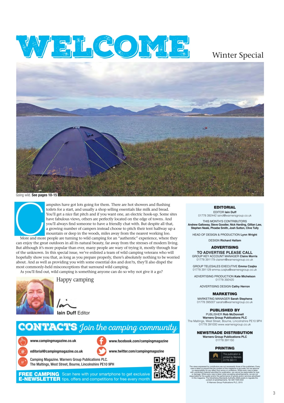 Camping Preview Pages