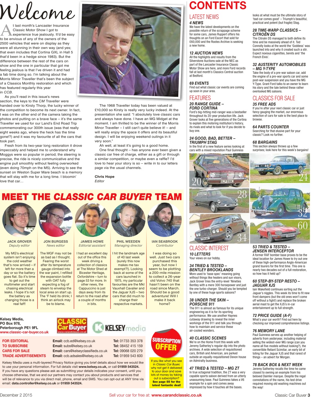 Classic Car Buyer Preview Pages